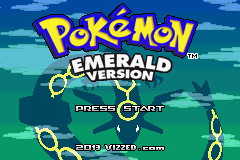 Pokemon Vherestorm Version Title Screen